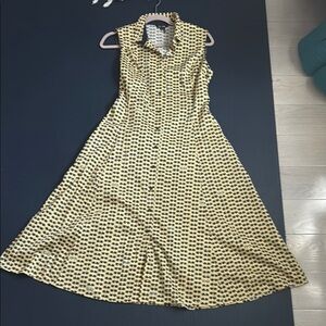 Yellow and Black Maxi Dress